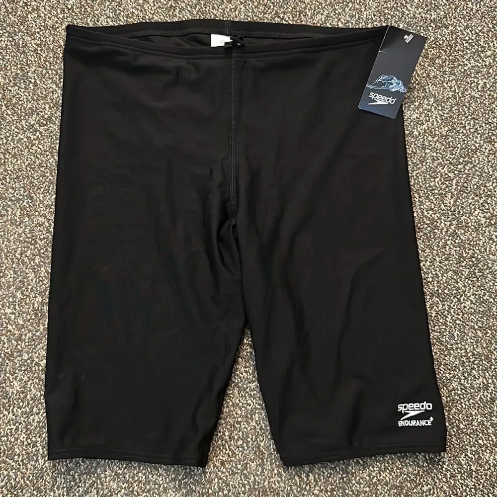 Speedo Solid Jammer Endurance+ Long Swim Short NWT 30